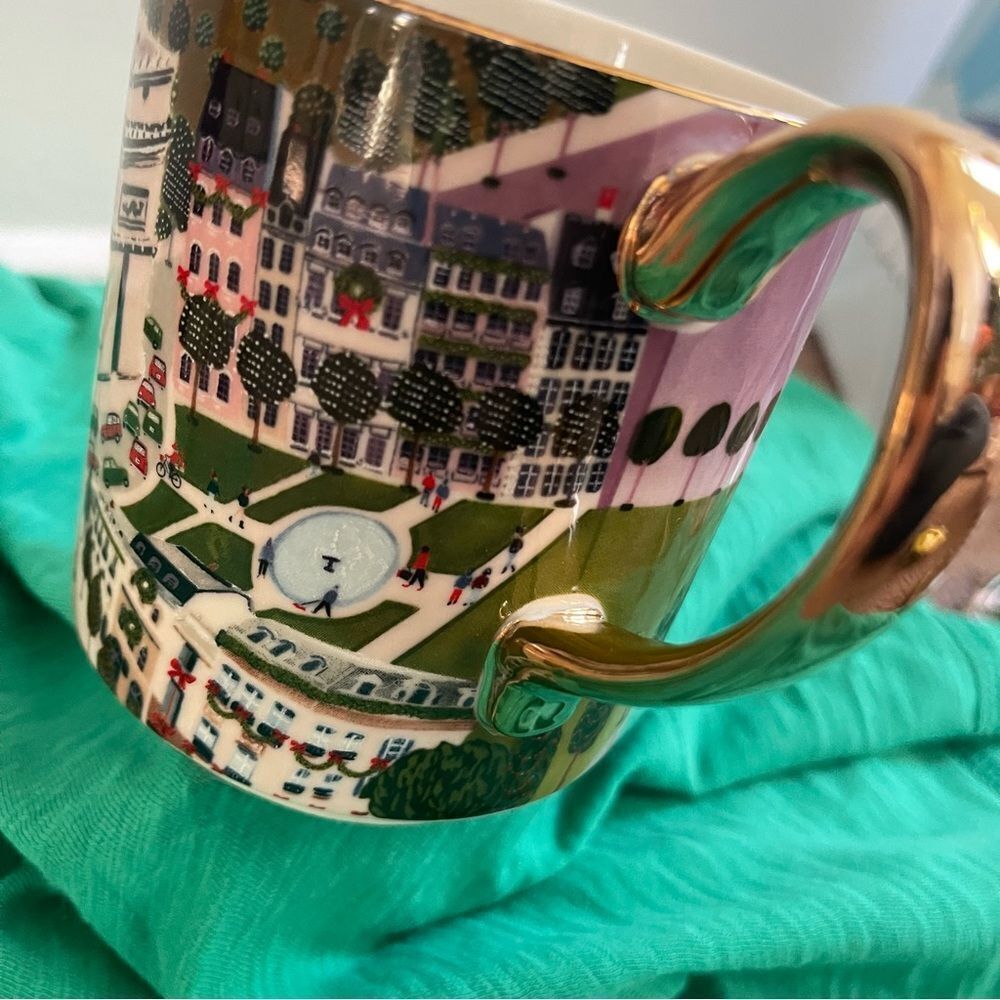 Anthropologie Noel A Paris mug and plate set NEW - Picture 6 of 14